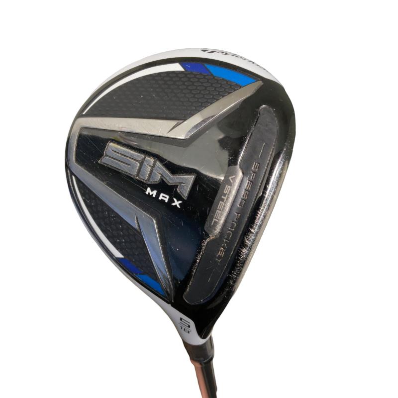 【中古】 テーラーメイド SIM MAX 5W フェアウェイウッド FW TENSEI BLUE TM50(FW) (フレックスR) メンズ 男性用 右利き 右用 Cランク ゴルフクラブ