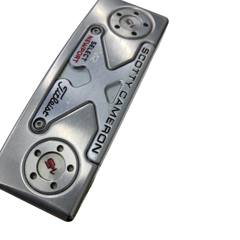 【中古】 タイトリスト SCOTTY CAMERON select NEWPORT M2 MALLET(2016) 34in パター PT スチール写真 (フレックス余分の物) メンズ 成人男性用 右利き 右用 D価値づける ゴルフ野球クラブ