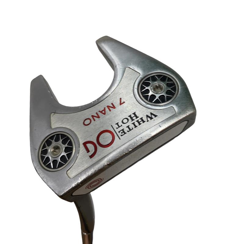 【中古】 オデッセイ WHITE HOT OG #7 NANO 34in パター PT スチール写真 (フレックス余分の物) メンズ 成人男性用 右利き 右用 D序列付ける ゴルフ野球クラブ