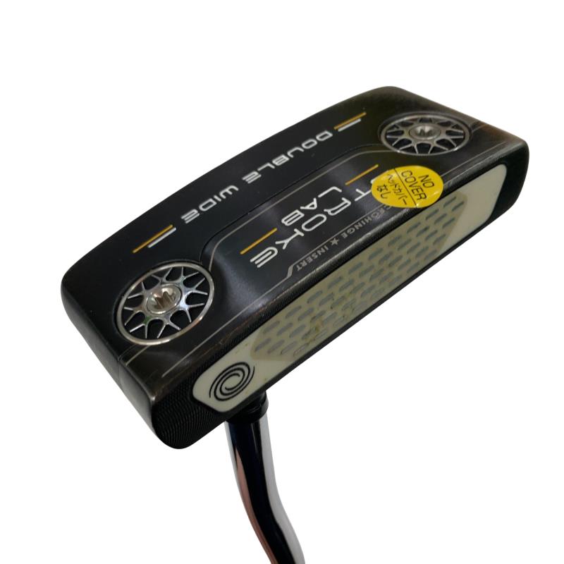 【中古】 オデッセイ STROKE LAB BLACK DOUBLE WIDE 34in パター PT STROKE LAB BLACK (フレックス余分の物) メンズ 成人男性用 右利き 右用 C序列付ける ゴルフ野球クラブ スポーツ・アウトドア-パター