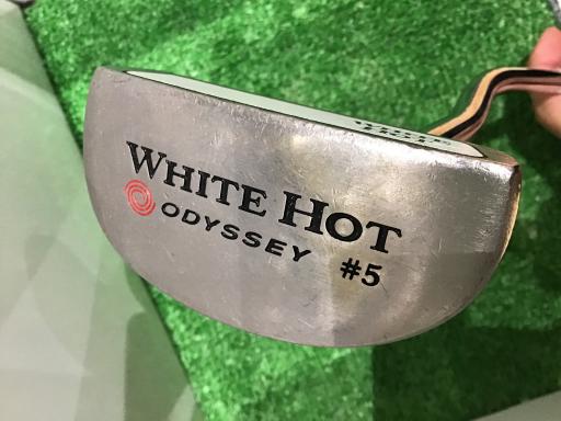 【中古】 オデッセイ WHITE HOT #5 レディース パター PT スチール (フレックスその他) レディース 女性用 右利き 右用 Cランク ゴルフクラブ