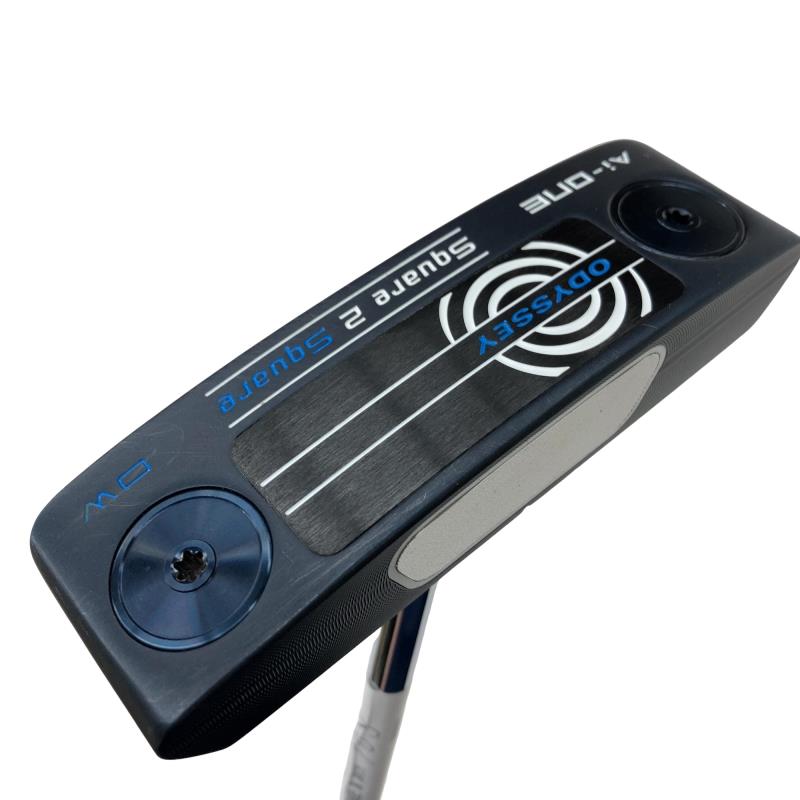 【中古】 オデッセイ Ai-ONE SQUARE 2 SQUARE DW 34in パター PT STROKE LAB 90 スチール写真 (フレックス余分の物) メンズ 成人男性用 右利き 右用 B序列付ける ゴルフ野球クラブ