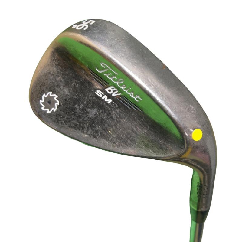 【中古】 タイトリスト VOKEY SPIN MILLED SM7 ブラッシュドスチール 56°/14°F ウェッジ WG Dynamic Gold (フレックスS) メンズ 男性用 右利き 右用 Cランク ゴルフクラブ