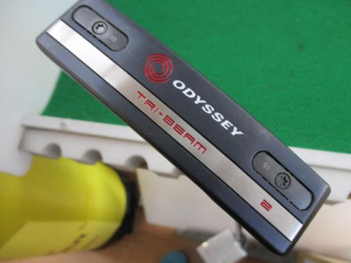 【中古】 オデッセイ TRI-BEAM #2 33in パター PT STROKE LAB(2023) (フレックス余分の物) メンズ 成人男性用 右利き 右用 C位置付ける ゴルフ野球クラブ ゴルフ-メンズクラブ-スポーツ・アウトドア