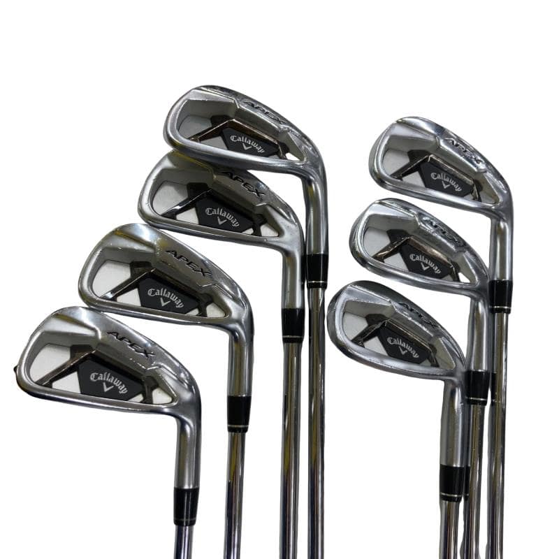 【中古】 キャロウェイ APEX(2021) 8S USA アイアン仕掛ける IR ELEVATE ETS 95 (フレックスS) メンズ 成人男性用 右利き 右用 D価値づける ゴルフ野球クラブ