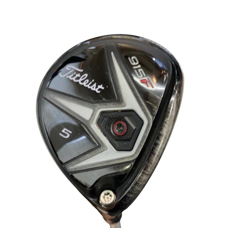 【中古】 タイトリスト 915 F 5W フェアウェイウッド FW 純然たる特注矢がら (フレックスS) メンズ 成人男性用 右利き 右用 C位置づける ゴルフ野球クラブ
