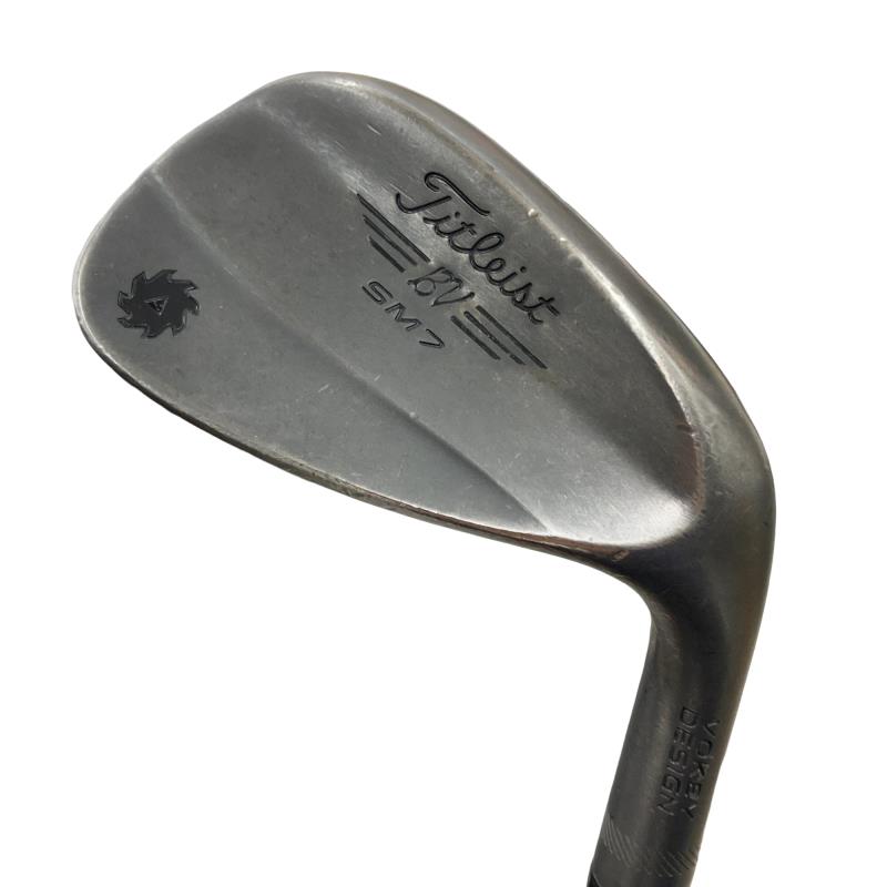 【中古】 タイトリスト VOKEY SPIN MILLED SM7 ジェットブラック 52°/12°F ウェッジ WG Dynamic Gold (フレックスS) メンズ 男性用 右利き 右用 Cランク ゴルフクラブ