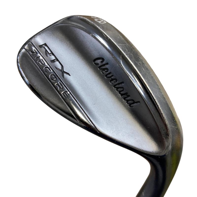 【中古】 クリーブランド Cleveland RTX ZIPCORE ブラックサテン 58°/10° MID ウェッジ WG 純正特注シャフト (フレックスS) メンズ 男性用 右利き 右用 Dランク ゴルフクラブ