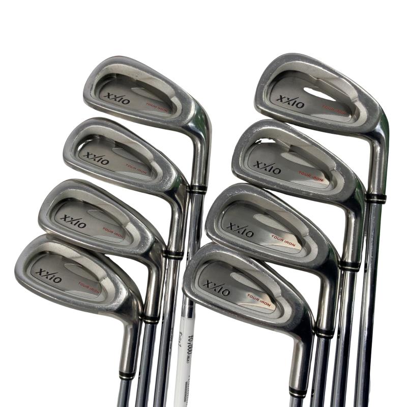 【中古】 ダンロップ XXIO TOUR IRON 8S アイアンセット IR Dynalite Gold (フレックスS) メンズ 男性用 右利き 右用 Cランク ゴルフクラブ