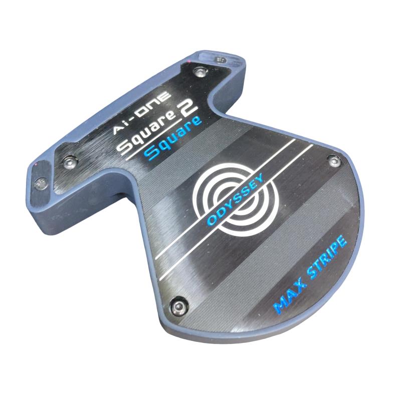 【中古】 オデッセイ Ai-ONE SQUARE 2 SQUARE MAX STRIPE(カスタム) パター PT 完全無欠特注立て坑 (フレックス余分の物) メンズ 成人男性用 右利き 右用 B序列付ける ゴルフ野球クラブ