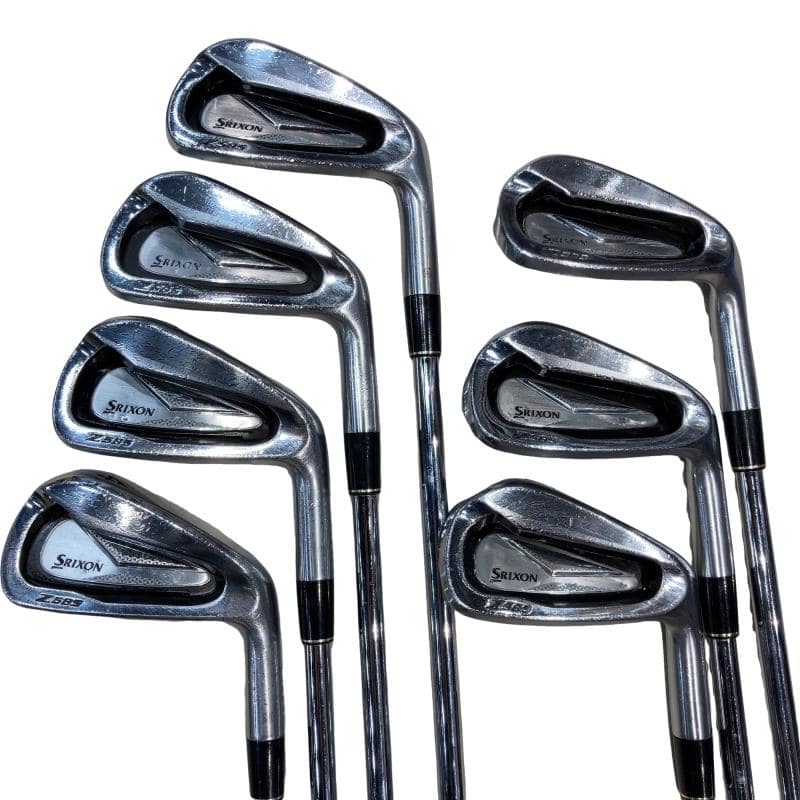 【中古】 ダンロップ SRIXON Z585 9S アイアンセット IR 純正特注シャフト (フレックスS) メンズ 男性用 右利き 右用 Cランク ゴルフクラブ|ゴルフパートナー 中古クラブ店