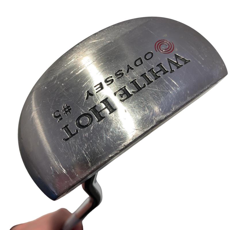 【中古】 オデッセイ WHITE HOT #5 34インチ パター PT スチール (フレックスその他) メンズ 男性用 右利き 右用 Cランク ゴルフクラブ