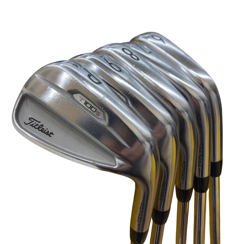 【中古】 タイトリスト Titleist T100S(2021) 5S アイアン仕掛ける IR NS PRO 105T (フレックスS) メンズ 成人男性用 右利き 右用 C価値づける ゴルフ野球クラブ