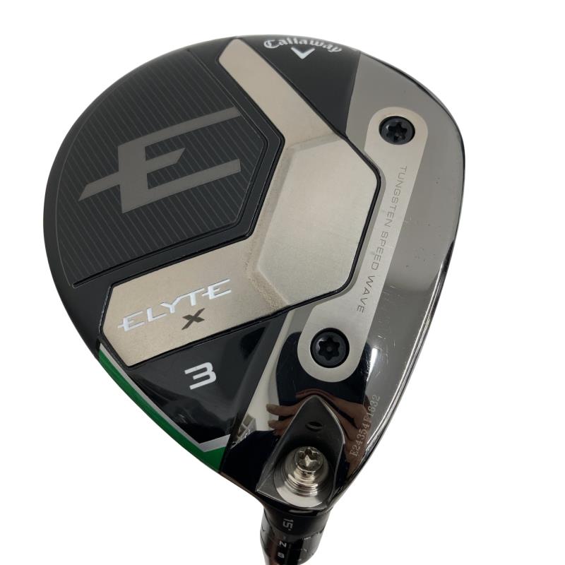 【中古】 キャロウェイ ELYTE X 3W フェアウェイウッド FW VENTUS GREEN 50 for CW(ELYTE FW) (フレックスS) メンズ 成人男性用 右利き 右用 C序列付ける ゴルフ野球クラブ フェアウェイウッド-クラブ