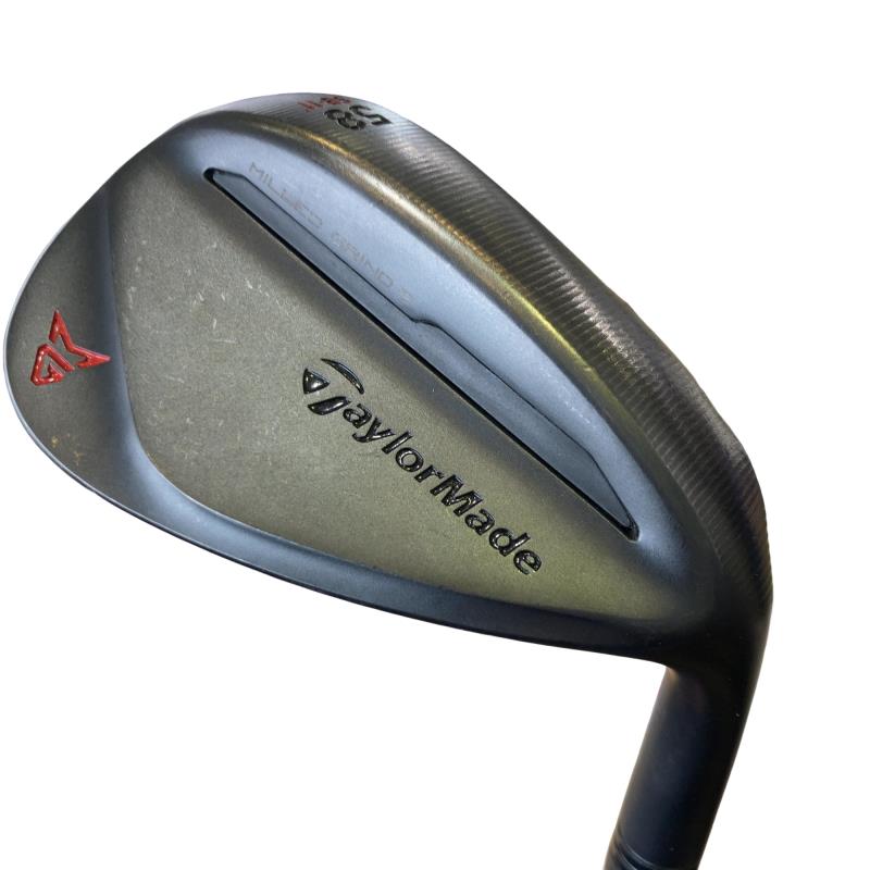 【中古】 テーラーメイド Taylor Made MILLED GRIND 2(ブラック) 58°/11° ウェッジ WG リシャフト (フレックスその他) メンズ 男性用 右利き 右用 Cランク ゴルフクラブ