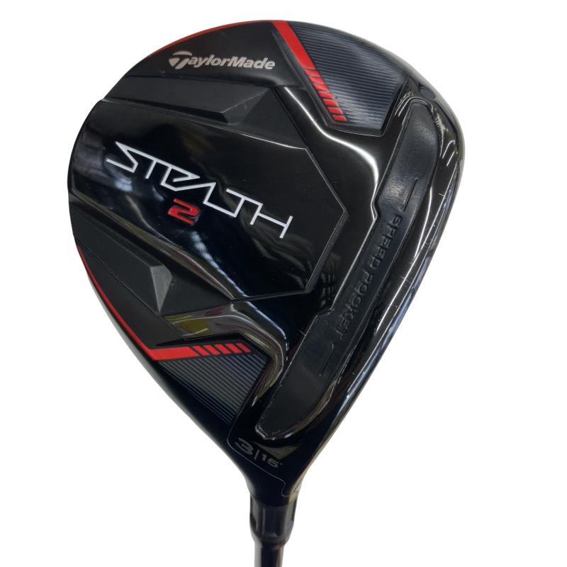 【中古】 テーラーメイド STEALTH2 3W フェアウェイウッド FW TENSEI RED TM50(STEALTH FW) (フレックスSR) メンズ 男性用 右利き 右用 Cランク ゴルフクラブ