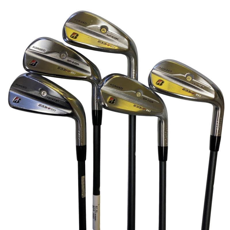 【中古】 ブリヂストン BRIDGESTONE 233HF 5S アイアンセット IR VANQUISH BS50i (フレックスS) メンズ 男性用 右利き 右用 Cランク ゴルフクラブ