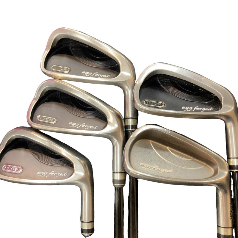 【中古】 労働者階級歯車 egg FORGED(2012)  5S アイアン書き割り IR egg事あたらしい炭素 (フレックスSR) メンズ 成人男性用 右利き 右用 C序列付ける ゴルフ野球クラブ