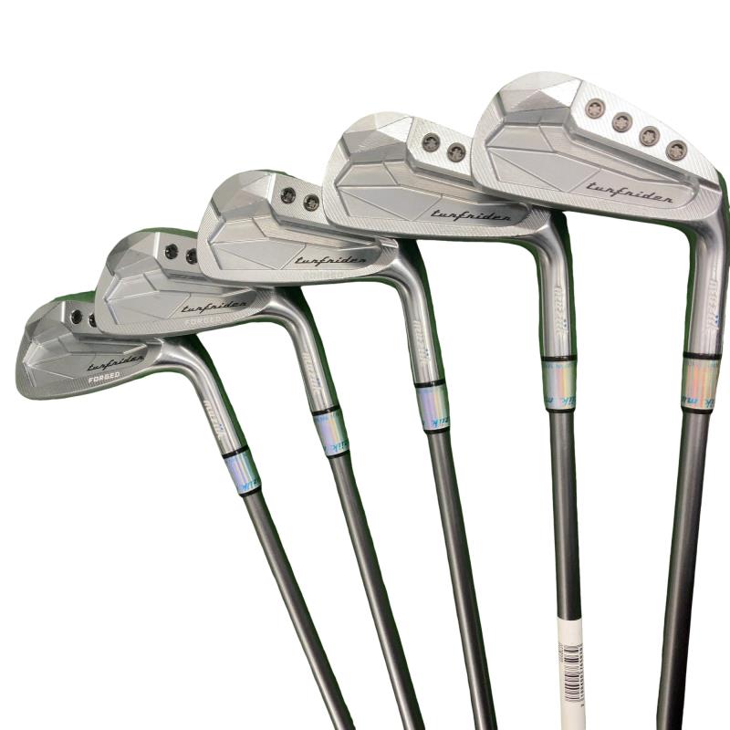 【中古】 muziik muziik TURFRIDER Diamond Forged II 5S アイアンセット IR 純正特注シャフト (フレックスX) メンズ 男性用 右利き 右用 Cランク ゴルフクラブ｜ゴルフパートナー 中古クラブ店