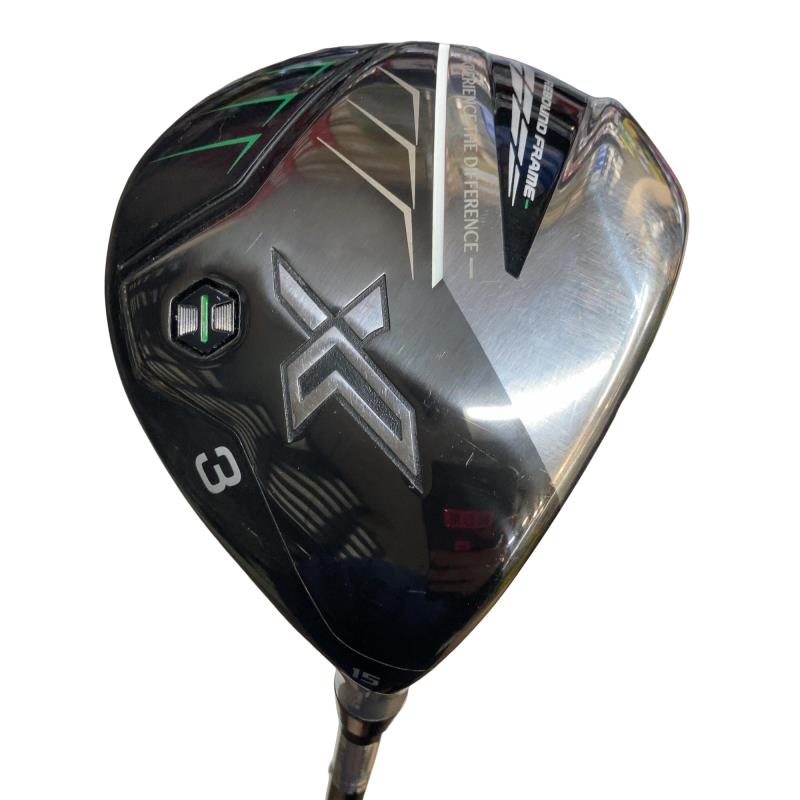 【中古】 ダンロップ XXIO(2022) eks 3W フェアウェイウッド FW Miyazaki AX-2(FW) (フレックスSR) メンズ 男性用 右利き 右用 Cランク ゴルフクラブ