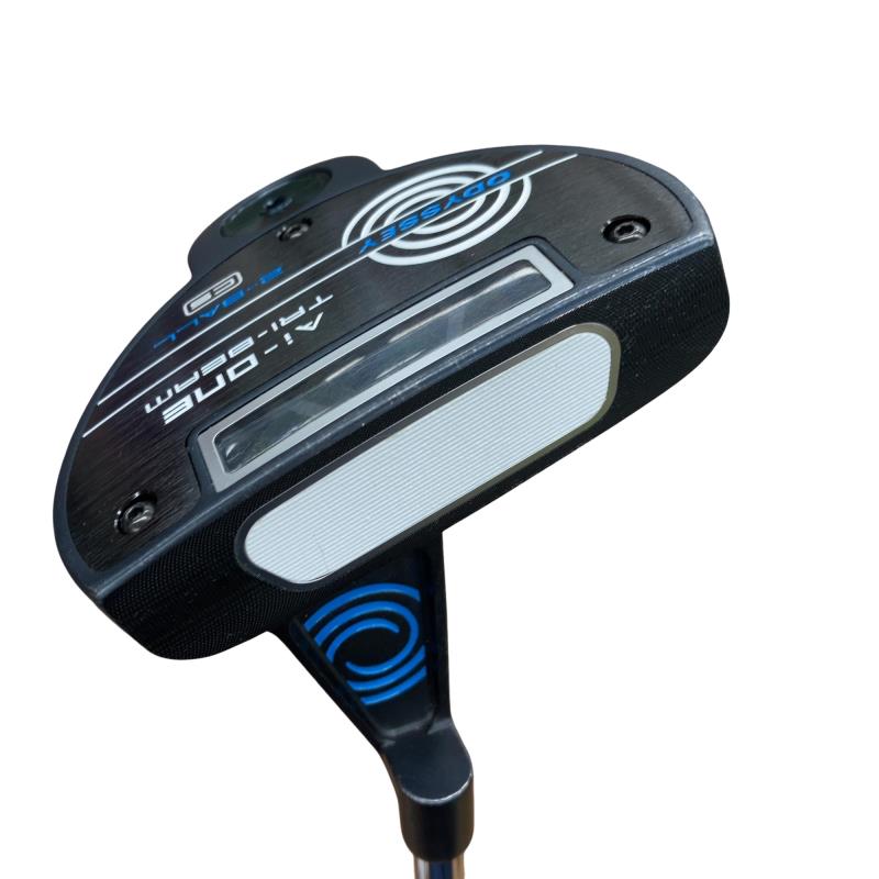 【中古】 オデッセイ Ai-ONE TRI-BEAM 2-BALL CS 34in パター PT STROKE LAB 90 スチール写真 (フレックス余分の物) メンズ 成人男性用 右利き 右用 C序列付ける ゴルフ野球クラブ