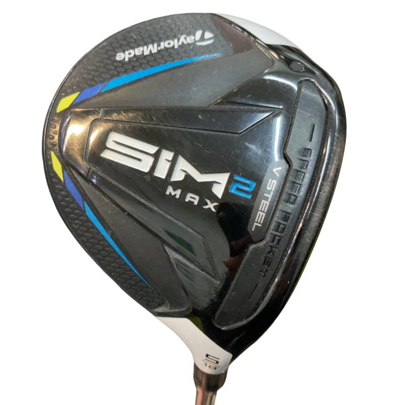 【中古】 テーラーメイド SIM2 MAX 5W フェアウェイウッド FW TENSEI BLUE TM50(SIM2 FW) (フレックスS) メンズ 男性用 右利き 右用 Cランク ゴルフクラブ