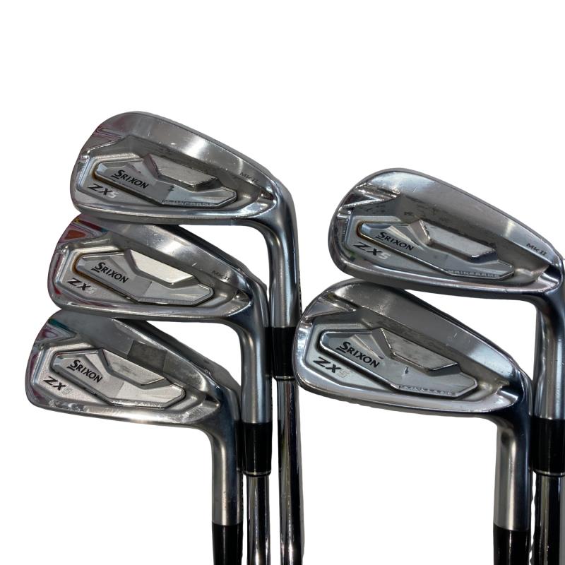 【中古】 ダンロップ SRIXON ZX5 Mk II 6S アイアンセット IR NS PRO MODUS3 TOUR105 D.S.T (フレックスS) メンズ 男性用 右利き 右用 Cランク ゴルフクラブ