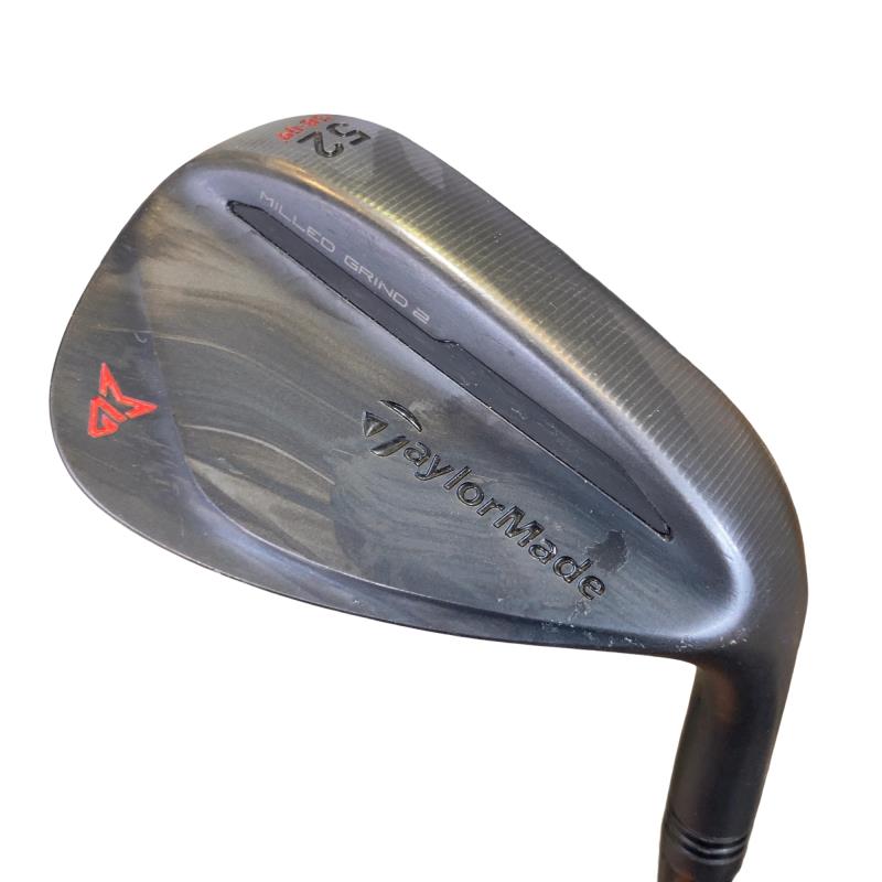 【中古】 テーラーメイド Taylor Made MILLED GRIND 2(ブラック) 52°/09° ウェッジ WG リシャフト (フレックスその他) メンズ 男性用 右利き 右用 Cランク ゴルフクラブ
