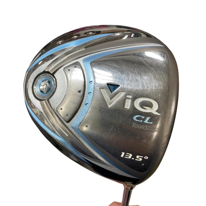 【中古】 ブリヂストン TOURSTAGE ViQ CL(2010) 13.5°(アクアブルー) ドライバー DR Tour AD SL-4 (フレックスR) レディース 女性用 右利き 右用 Cランク ゴルフクラブ