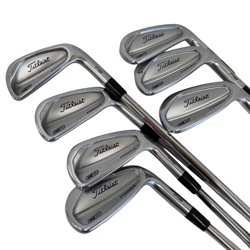 【中古】 タイトリスト Titleist CB 716 8S アイアン仕掛ける IR Dynamic Gold AMT (フレックスS) メンズ 成人男性用 右利き 右用 C価値づける ゴルフ野球クラブ