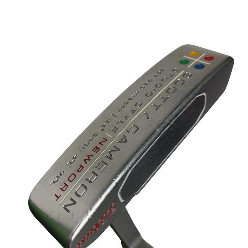 【中古】 タイトリスト SCOTTY CAMERON STUDIO STYLE NEWPORT 340G 34in パター PT スチール写真 (フレックス余分の物) メンズ 成人男性用 右利き 右用 D位置づける ゴルフ野球クラブ