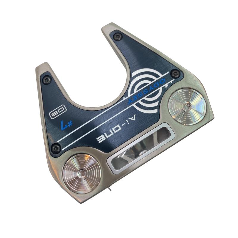 【中古】 オデッセイ Ai-ONE #7 DB しろがね色 33in パター PT STROKE LAB 90 スチール写真 (フレックス余分の物) メンズ 成人男性用 右利き 右用 B位置づける ゴルフ野球クラブ