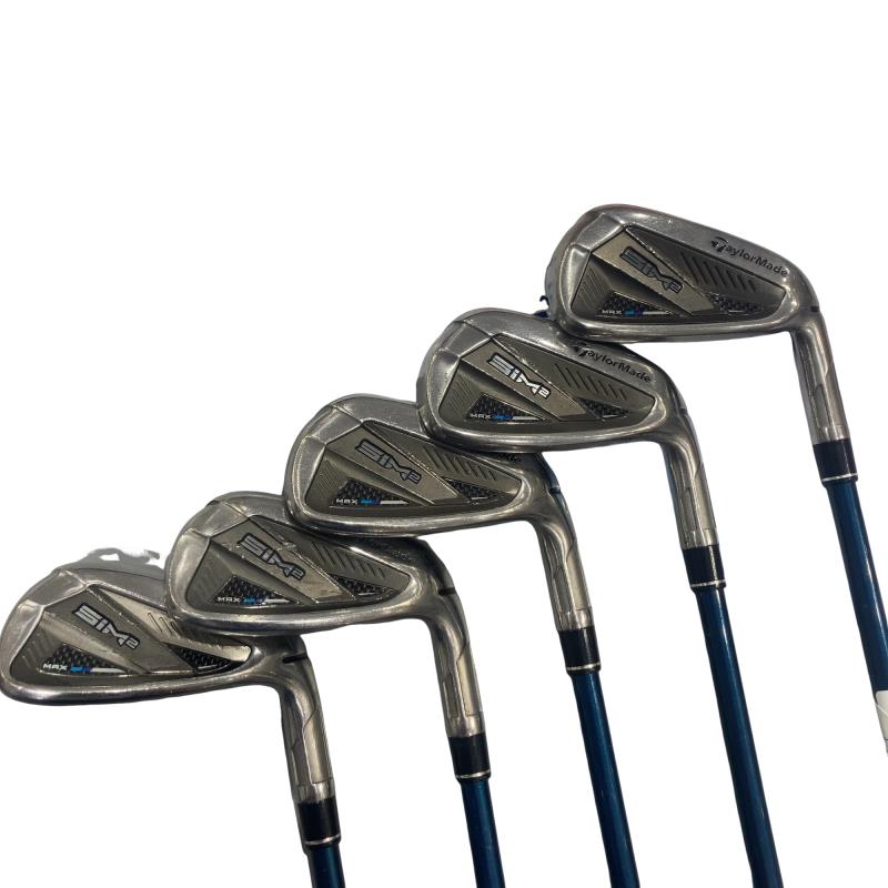【中古】 仕立て屋御手伝いさん SIM2 MAX  5S アイアン仕掛ける IR TENSEI BLUE TM60(SIM2 IR) (フレックスS) メンズ 成人男性用 右利き 右用 C序列付ける ゴルフ野球クラブ