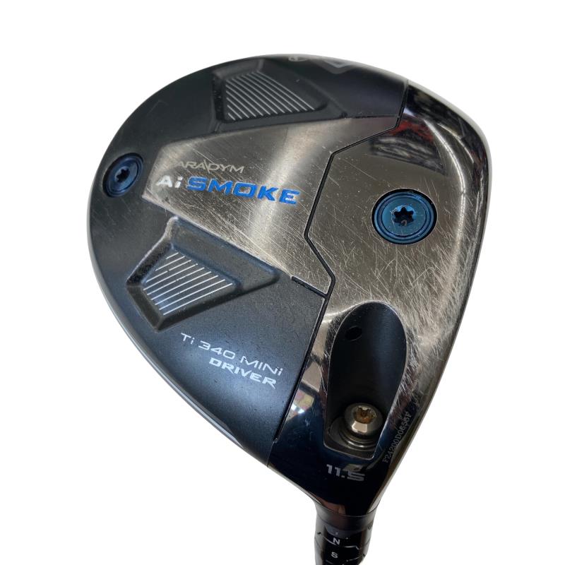 【中古】 キャロウェイ PARADYM Ai SMOKE Ti 340 MINI 11.5° ドライバー DR 純正特注シャフト (フレックスSR) メンズ 男性用 右利き 右用 Cランク ゴルフクラブ