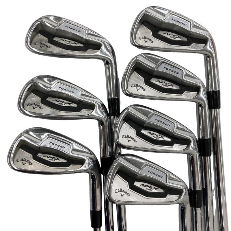 【中古】 キャロウェイ APEX PRO(2015) 8S アイアンセット IR 純正特注シャフト (フレックスS) メンズ 男性用 右利き 右用 Cランク ゴルフクラブ｜ゴルフパートナー 中古クラブ店