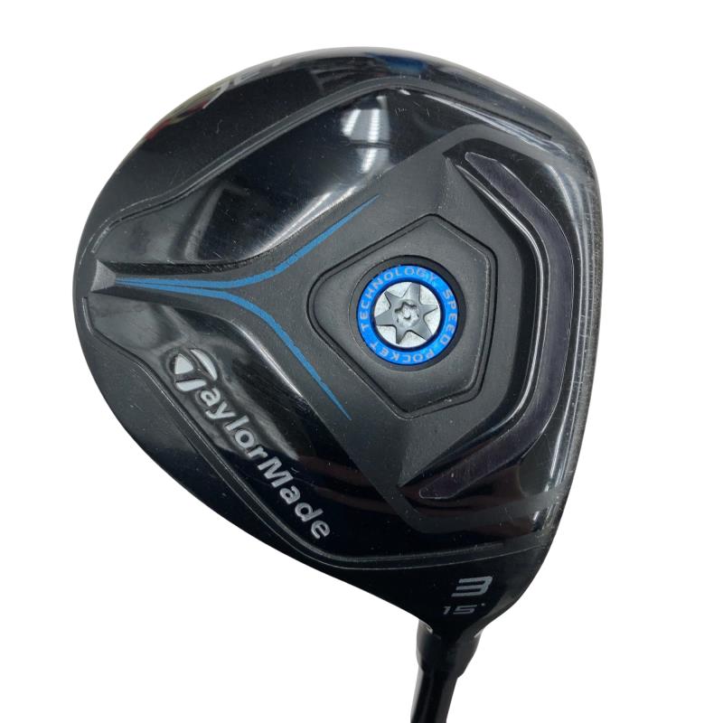 【中古】 テーラーメイド JET SPEED 3W フェアウェイウッド FW TM1-214(フェアウェイ) (フレックスS) メンズ 男性用 右利き 右用 Cランク ゴルフクラブ