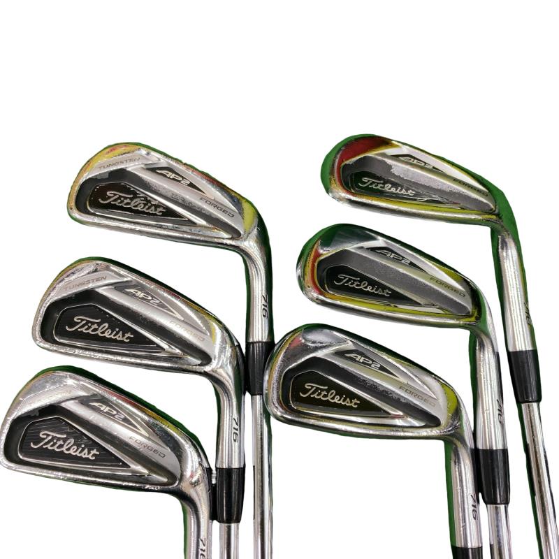 【中古】 タイトリスト Titleist AP2 716 6S アイアン書き割り IR Dynamic Gold AMT (フレックスS) メンズ 成人男性用 右利き 右用 C序列付ける ゴルフ野球クラブ