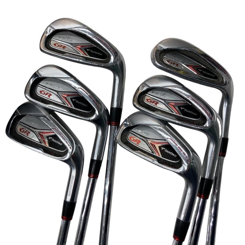 【中古】 ブリヂストン TOURSTAGE X-BLADE GR(2012) 6S アイアンセット IR NS PRO 950GH ウェイトフロー (フレックスR) メンズ 男性用 右利き 右用 Dランク ゴルフクラブ