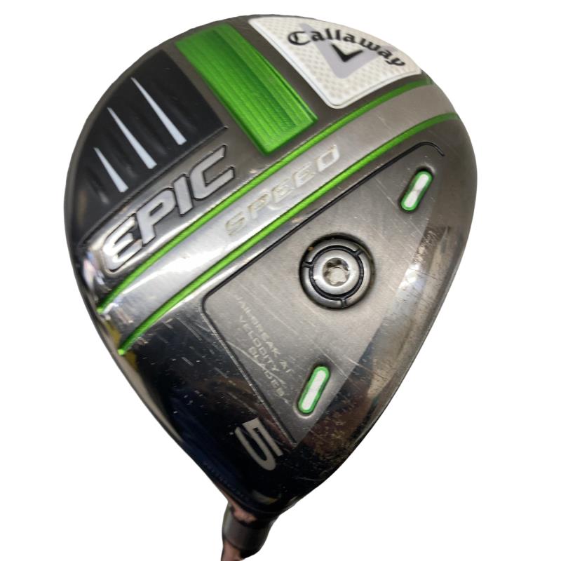 【中古】 キャロウェイ EPIC SPEED 5W フェアウェイウッド FW 純正特注シャフト (フレックスS) メンズ 男性用 右利き 右用 Cランク ゴルフクラブ