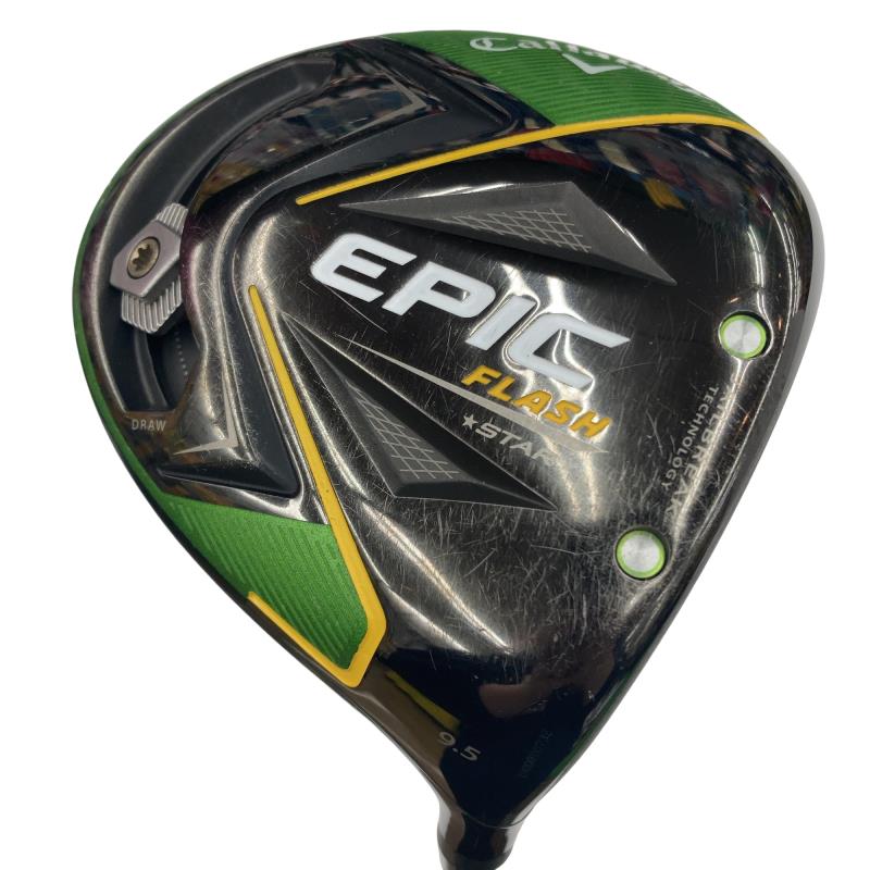 【中古】 キャロウェイ EPIC FLASH STAR 9.5° ドライバー DR Speeder EVOLUTION for CW(ドライバー) (フレックスS) メンズ 男性用 右利き 右用 Cランク ゴルフクラブ