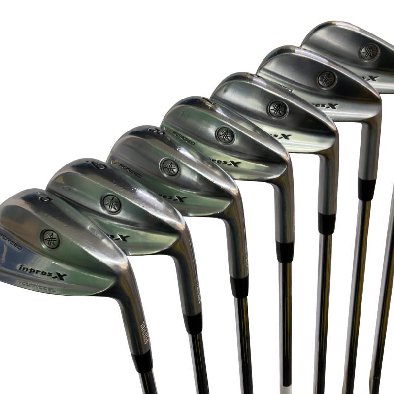 【中古】 ヤマハ inpres X V FORGED TOURMODEL(2013) 8S アイアンセット IR リシャフト (フレックスその他) メンズ 男性用 右利き 右用 Cランク ゴルフクラブ