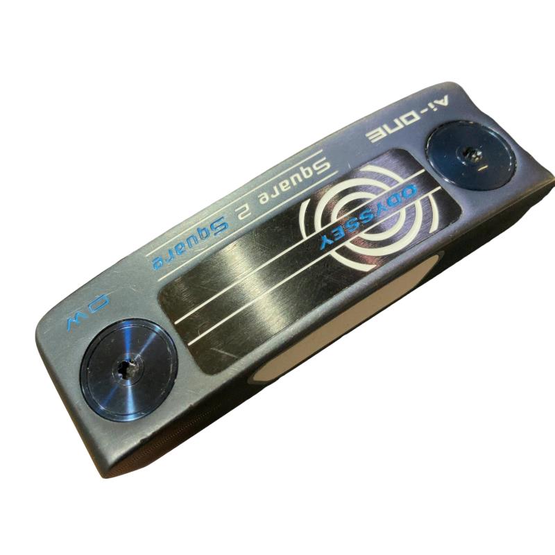 【中古】 オデッセイ Ai-ONE SQUARE 2 SQUARE DW 34in パター PT STROKE LAB 90 スチール写真 (フレックス余分の物) メンズ 成人男性用 右利き 右用 B序列付ける ゴルフ野球クラブ