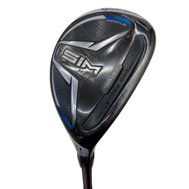 【中古】 テーラーメイド SIM MAX U4 ユーティリティ UT TENSEI BLUE TM60(UT) (フレックスR) メンズ 男性用 右利き 右用 Cランク ゴルフクラブ