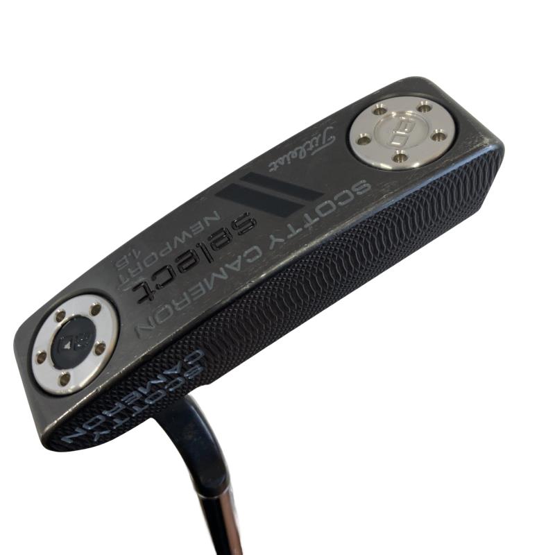 【中古】 タイトリスト SCOTTY CAMERON select NEWPORT 1.5 34in パター PT スチール写真 (フレックス余分の物) メンズ 成人男性用 右利き 右用 D位置づける ゴルフ野球クラブ