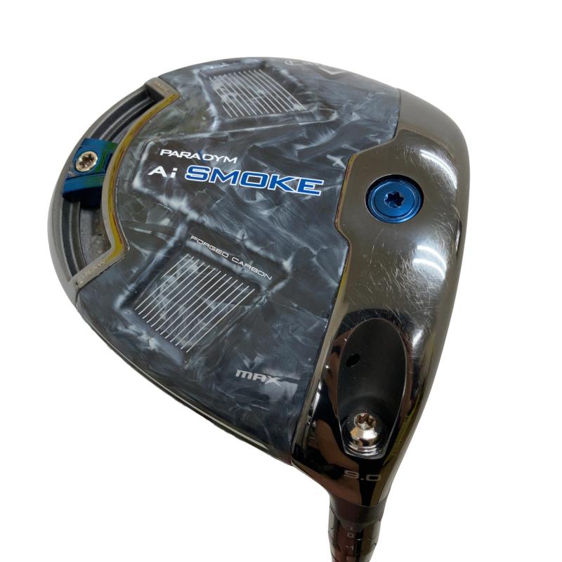 【中古】 キャロウェイ PARADYM Ai SMOKE MAX  9° １番ウッド DR TENSEI 50 for CW(Ai SMOKE DR) (フレックスS) メンズ 成人男性用 右利き 右用 C価値づける ゴルフ野球クラブ
