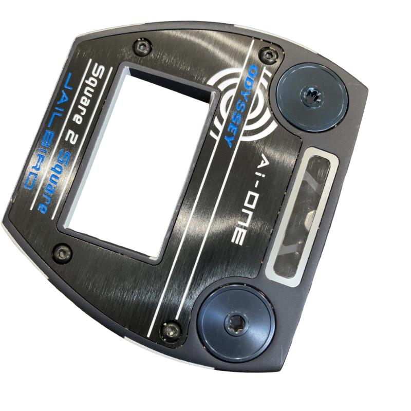 【中古】 オデッセイ Ai-ONE SQUARE 2 SQUARE JAILBIRD 34in パター PT STROKE LAB 90 スチール写真 (フレックス余分の物) メンズ 成人男性用 右利き 右用 C価値づける ゴルフ野球クラブ