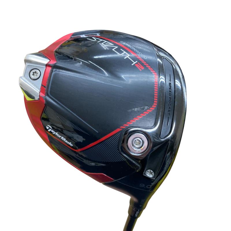 【中古】 テーラーメイド STEALTH2 9° ドライバー DR TENSEI RED TM50(STEALTH DR) (フレックスS) メンズ 男性用 右利き 右用 Dランク ゴルフクラブ