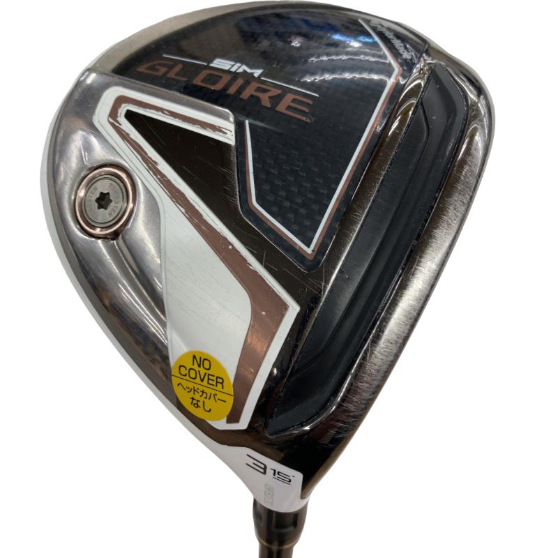 【中古】 テーラーメイド SIM GLOIRE 3W フェアウェイウッド FW AIR Speeder TM(FW) (フレックスSR) メンズ 男性用 右利き 右用 Dランク ゴルフクラブ