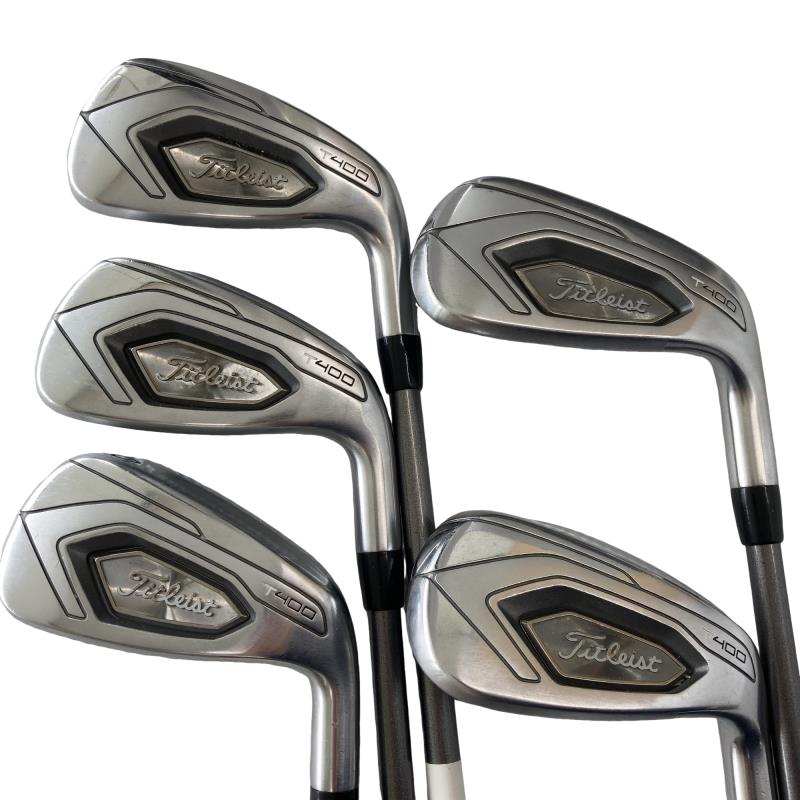 【中古】 タイトリスト Titleist T400 5S(#7-PW、W43) アイアンセット IR Titleist TENSEI BLUE 50 (フレックスその他) メンズ 男性用 右利き 右用 Cランク ゴルフクラブ|ゴルフパートナー 中古クラブ店