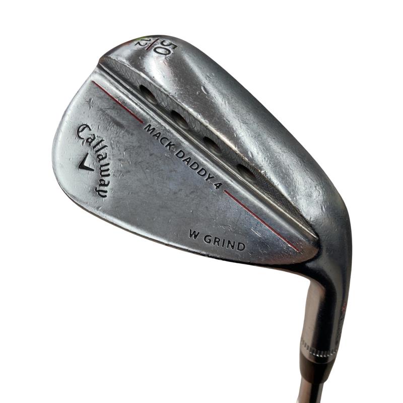 【中古】 キャロウェイ MACK DADDY 4 Crメッキ 50°/12°W ウェッジ WG NS PRO 950GH (フレックスS) メンズ 成人男性用 右利き 右用 C価値づける ゴルフ野球クラブ
